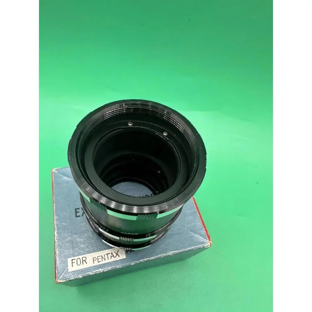 VINTAGE UNIPHOT EXTENSION TUBE SET FOR PENTAX AUTO CAMERAS WITH ORIGINAL BOX